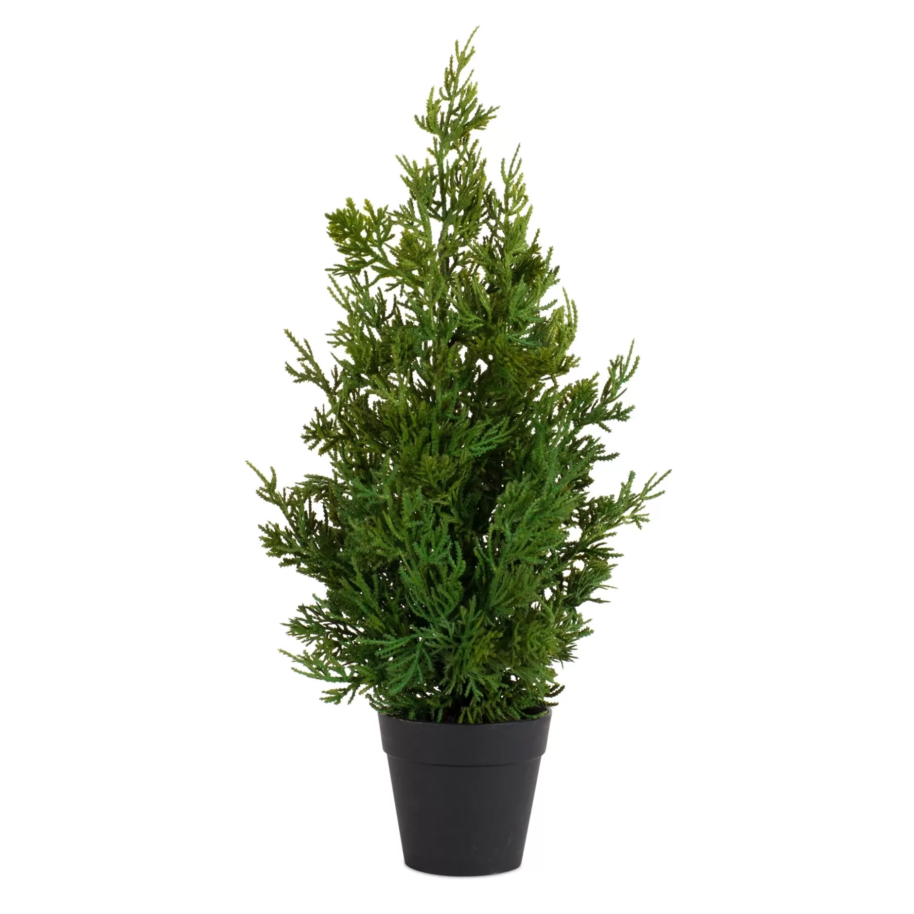 Outlet Set Of 2 Potted Pine Artificial Christmas Tree, Unlit Potted