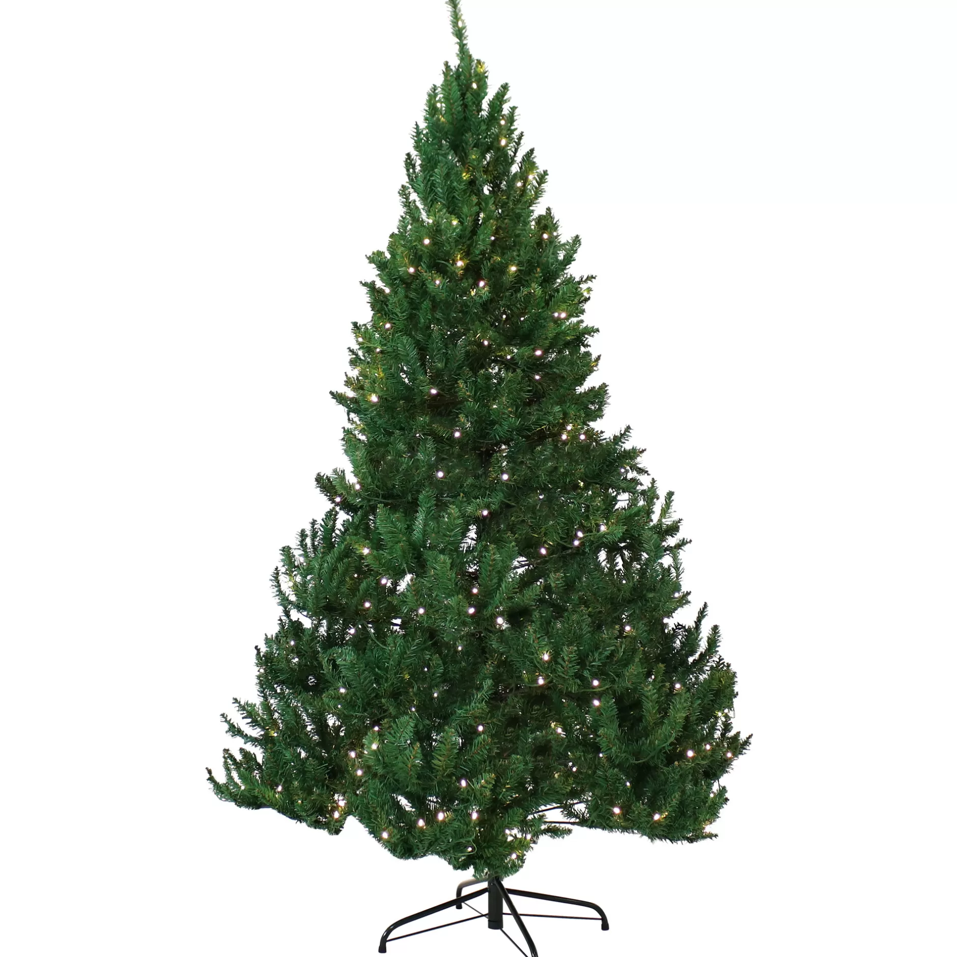Cheap Sunnydaze Indoor Pre-Lit Faux Tannenbaum Slim Evergreen Christmas Tree With Hinged Branches And Warm White Lights - 6' - Green Pre-Lit