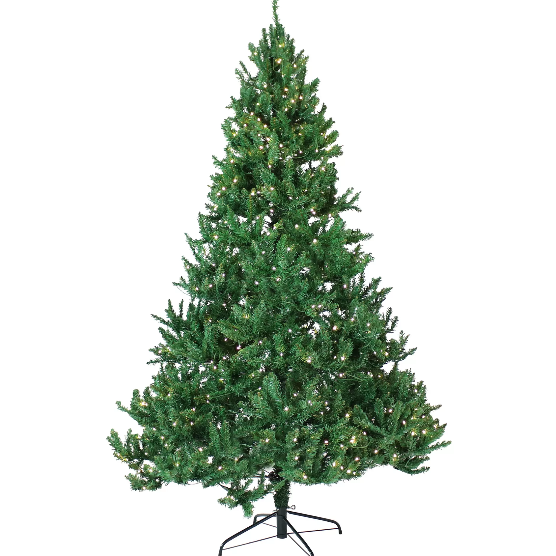 Online Sunnydaze Indoor Pre-Lit Faux Tannenbaum Slim Holiday Evergreen Christmas Tree With Hinged Branches And Warm White Lights - 7' - Green Pre-Lit