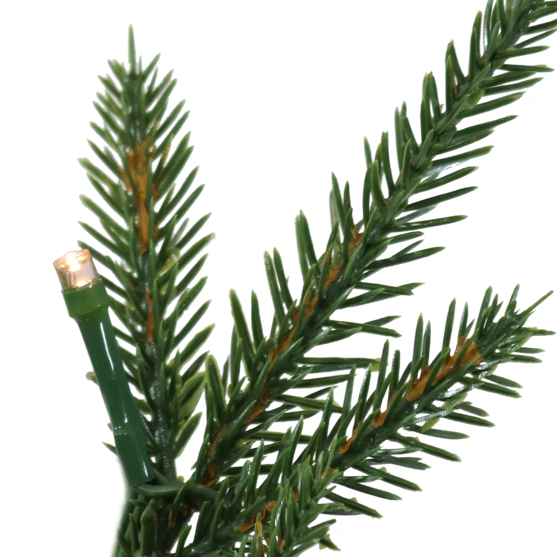 New Sunnydaze Pre-Lit Artificial Christmas Tree With Base - 100 Battery-Operated Led Lights - 3-Foot Pre-Lit
