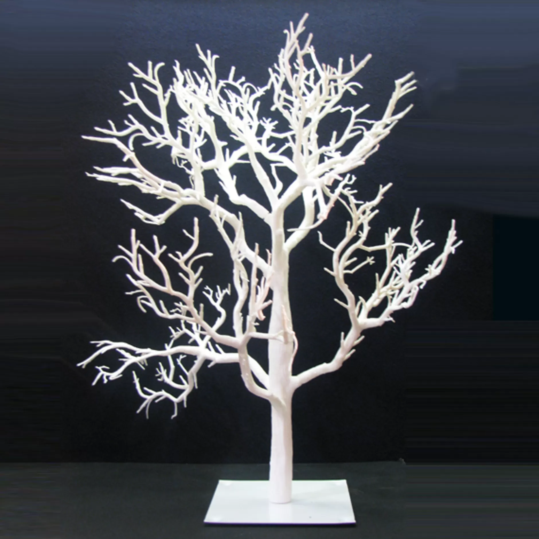 Shop 32" White Artificial Christmas Table-Top Twig Tree - Unlit Colorful