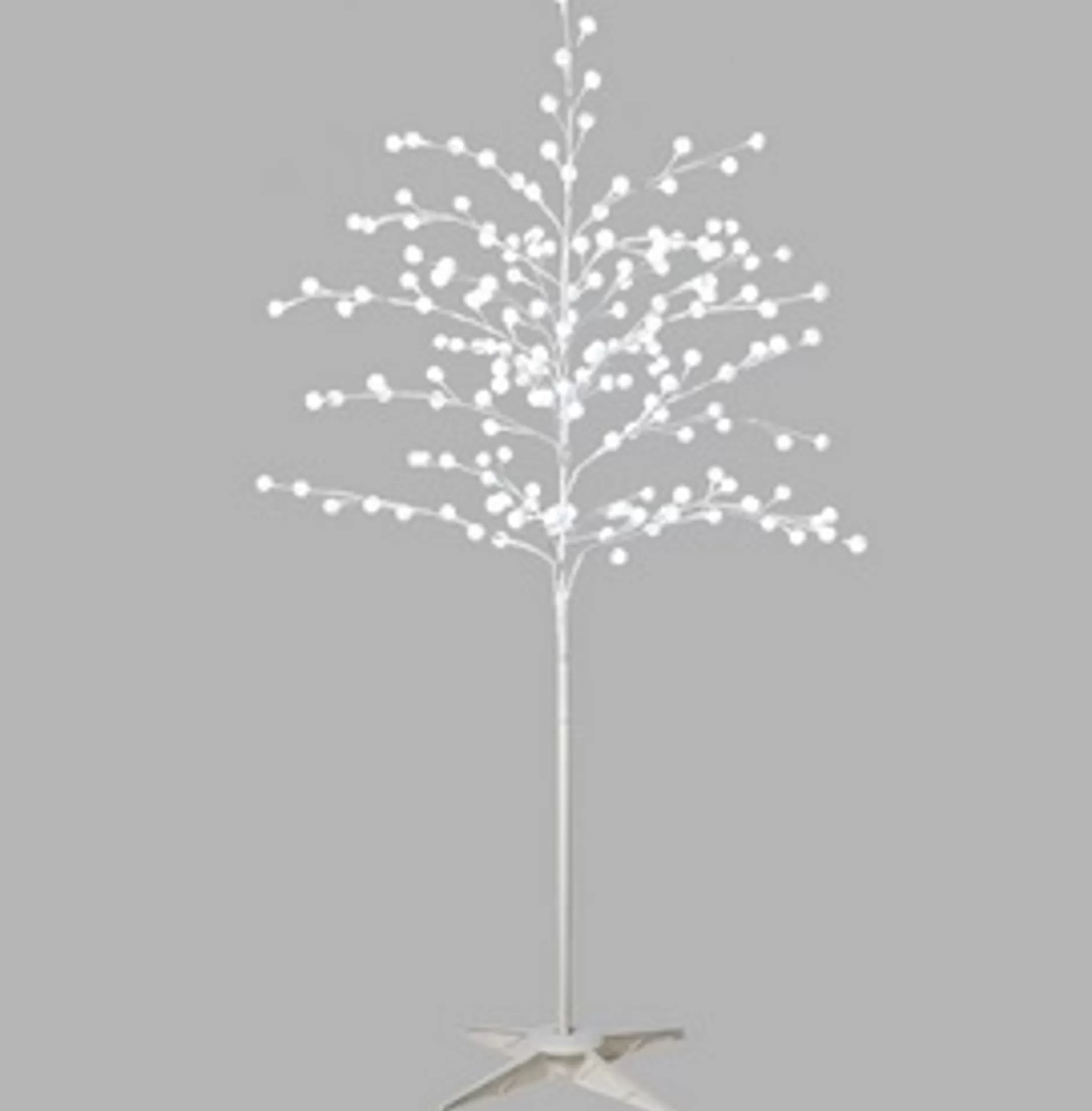 Best 64" White Lighted Pom Pom Christmas Tree Decoration Colorful