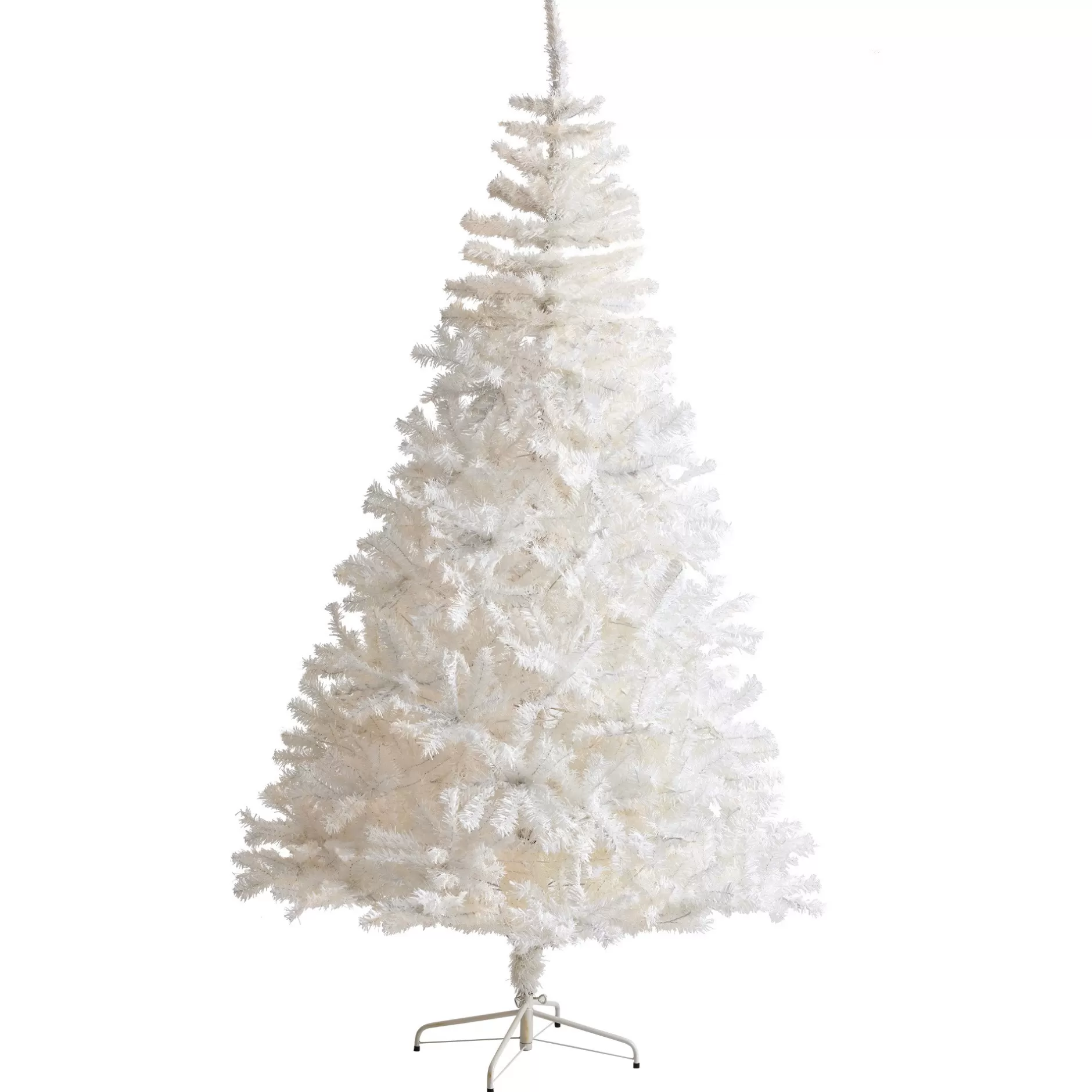 New 8' White Pine Artificial Christmas Tree, Unlit Colorful